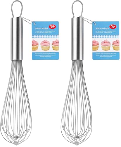 Image of Tala 30 cm Stainless Steel Balloon Whisk (Pack of 2)
