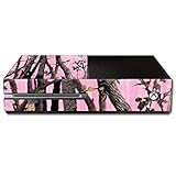MightySkins Skin Compatible with Microsoft Xbox One - Pink Tree Camo | Protective, Durable, and Unique Vinyl Decal wrap Cover | Easy to Apply, Remove, and Change Styles | Made in The USA