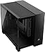 CORSAIR 2500X Small-Tower mATX Case per PC a Doppia Camera - Vetro Temperato Panoramico - Compatibile con Scheda Madre a Connessione Inversa - Nessuna Ventola Inclusa - Nero/Alluminio Ossidiana