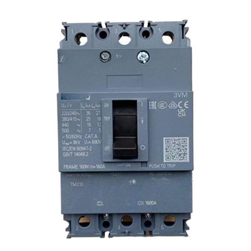 Disyuntor de caja moldeada TM210 tripolar con capacidad de corte R160 F/3P