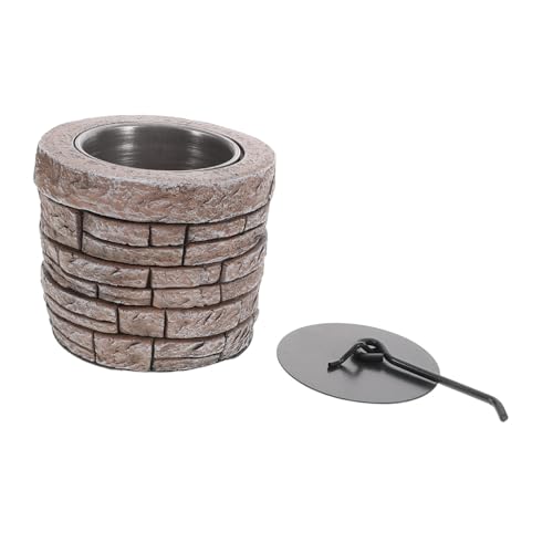 Mikikit Mini de Portátil para Uso Interior y Exterior Fogón de Gas Compacto para Asar Malvaviscos Decoración de Patio