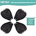 HEPAEA Straight Human Hair Bundles 8 8 8 8 Inch Brazilian Virgin Hair 12A 100% Unprocessed Straight Hair Weave Human Hair for Women（4 Bundles Human Hair,Black）