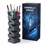 AND HOME Portaombrelli Da Interno/Esterno in Metallo Elegante 49x17x17 cm – Design Moderno...