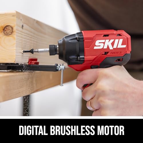 SKIL 20V Brushless 1/4 In. Hex Impact Driver Kit Including 2.0Ah Battery and Charger-ID6720B-10 thumbnail 2