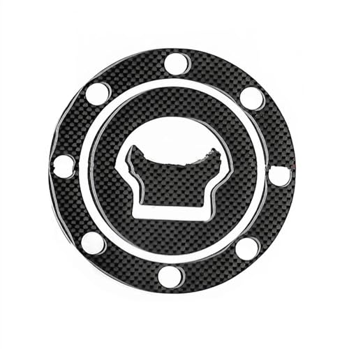 Protection de réservoir moto universelle en carbone pour bouchon carburant essence