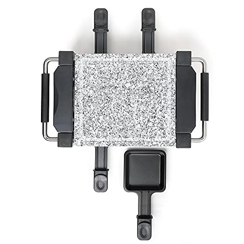 LIVOO DOC261 Raclette-Gerät für 4 Personen, Edelstahl, Grau Cover