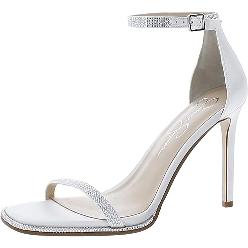 Jessica Simpson Womens Ostey Satin Bling Pumps