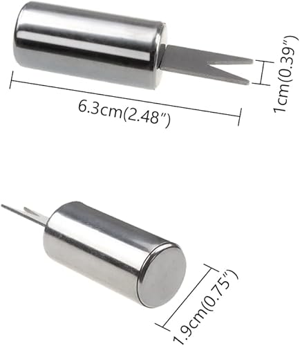 Miniatura 2 de Senzeal 8 soportes para mazorcas de maíz de acero inoxidable, brochetas de maíz en la mazorca, tenedores para barbacoa, tenedores para el hogar,