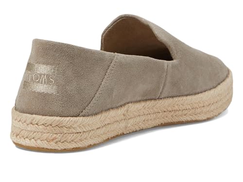 Image of TOMS Women's Carolina Slip-on Espadrille, Leather Upper