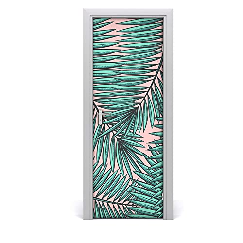 Autocollant de porte Feuille 85x200cm Papier peint auto-adhésif