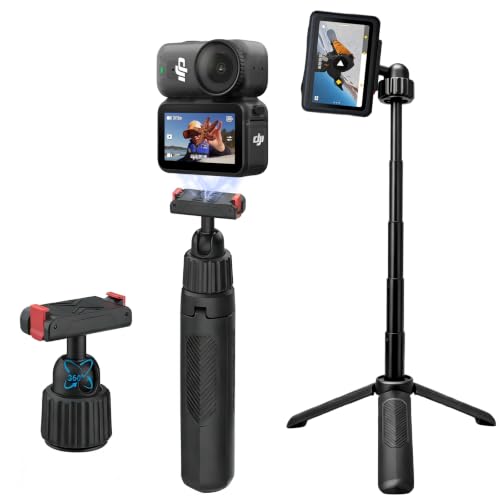 Jkoailiwi Upgraded 15.75'' Selfie Stick Tripod for DJI Osmo Action 6 & Nano