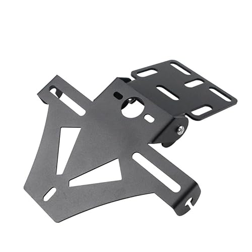 Motorrad-Kennzeichenhalter, für Suzuki V-Strom DL1000 VSTROM DL 1000 2005-2016 Motorrad Hinten Faltbare Kurze Schwanz Kennzeichen Kit Kennzeichen Halterung Halter,A