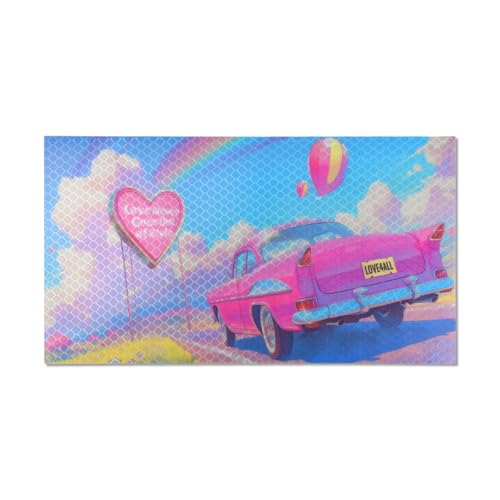 LGBTQ Car Magnets, Love Never Goes Out of Style LGBT Rainbow Bumper Stickers Funny Prank Decals Waterproof & Reusable Gay Pride Gifts for Cars, Trucks, Motorcycles, & Refrigerators
