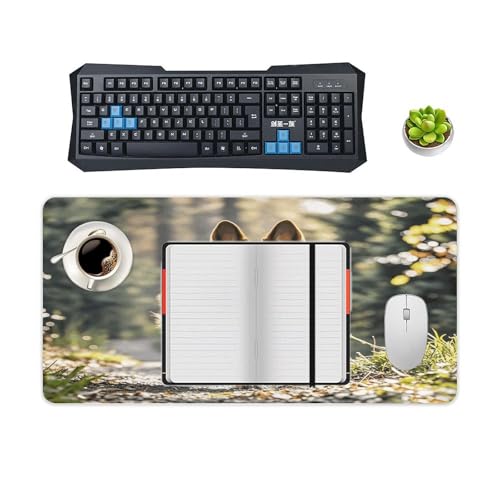 Running German Shepherd Dog Mouse Pad de Goma Grande miniatura 4