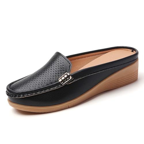 Chaussure orthopédique de marche pour femme style mules paillettes
