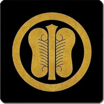 [184枚]家紋ステッカー Amazon.co.jp: 家紋ステッカーシリーズ 14 下り藤(さがりふじ