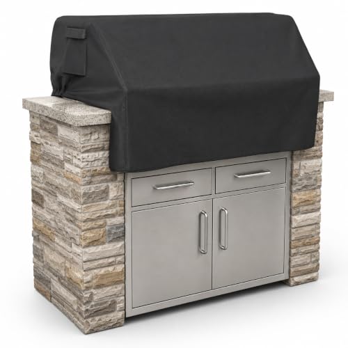 Jigeckbvh Built-in Grill Cover for Lynx Premier LBQ36FR, 420D Heavy Duty Outdoor BBQ Cover, Weather-Resistant with Drawstring & Air Vent