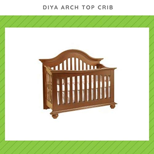 Image of Full-Size Conversion Kit Bed Rails for Munire & Echelon Convertible Cribs - Solid Wood Rail - Toddler and Adult Bed Rail for Full-Size Beds - Essential Nursery & Baby Furniture (Classic Chestnut)