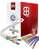 Dripstone 600004 Cat6 Utp Solid Cable  23AWG/Lan Network Ethernet Rj45 Wire - 1000-feet (304.8 Metre) - White