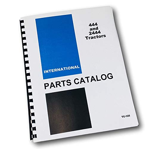 Cover image of the International Harvester 444 2444 Tractor Parts Manual