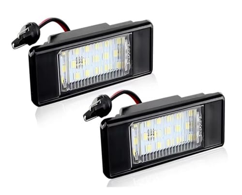 Number Plate Lights Car White License Plate Light for Nissan for Primera for Teana for Pathfinder for X-Trail for T30 for T31 for Juke for F15 License Plate Light