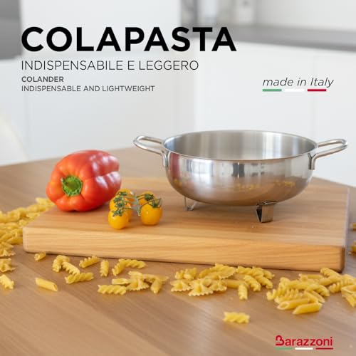 Colador Barazzoni 22 cm escurridor de pasta estable que no quema 3