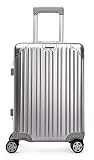 Aluminum Suitcase Cabin Size, Carry-on Luggage Durable with 360 Degree 4 Wheel S...