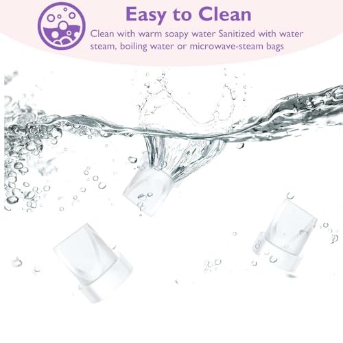 Image of 8Pcs Duckbill Valves Compatible with Momcozy M5 Wearable Breast Pump and for Momcozy V1 / V2 Hands Free Pumps, M5 /V1 /V2 Breast Pump Replacement Accessories