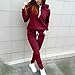 SMIDOW cyber of monday deals Sweatshirt Sets for Women Hoodie Sweatshirt Matching Sweatpants Lounge Set Fashion Loungewear Y2K Clothes women sweat suits 2 piece set M Red