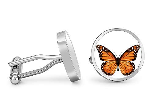 Monarch Butterfly Cufflinks Monarch Cuff Links