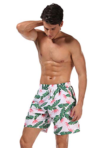 WIWIQS Family Matching Bathing Suits Father and Son Matching Swim Trunks3