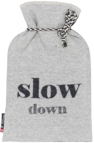 David Fussenegger Wärmflasche 'slow down' 2L 21 x 38 cm Filz - Grau