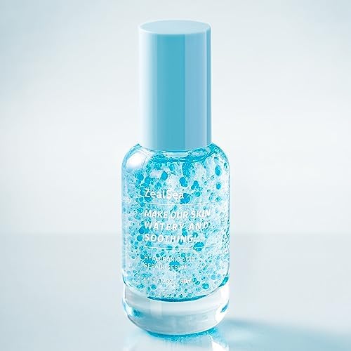 ZealSea Hyaluronic Acid Serum for Face with Ceramide - Hydrating Serum to Soothe Dry Skin and Sensitive Skin, Moisturizing Face Serum for Women, Daily Facial Anti Aging Serum for Fine Lines, 1 Fl Oz