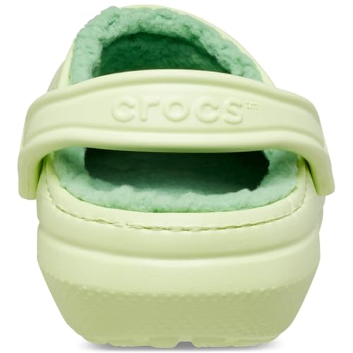 Image of Crocs Classic Lined Clog, Unisex Clog, Celery, 12-13 UK