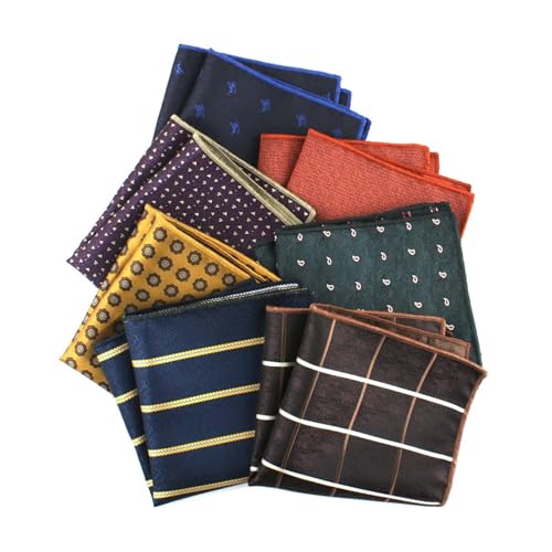 Pañuelo de bolsillo textura seda jacquard para trajes de caballero elegantes 3