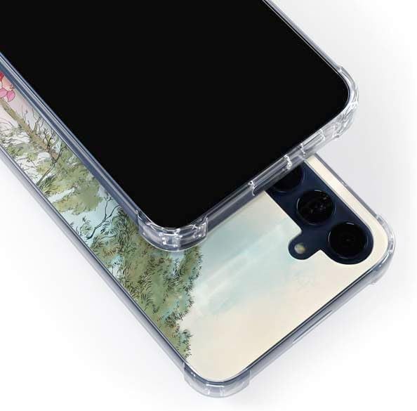 Skinit Clear Phone Case Compatible with Galaxy A35 5G - Officially Licensed Disney Winnie The Pooh Red Ballon Design