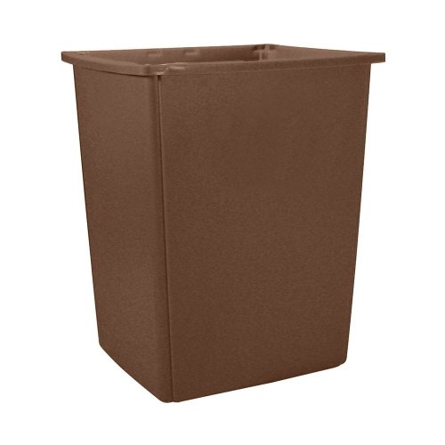 Super Cheap 🛒 Rubbermaid Commercial Glutton Trash Can, Rectangle, Brown, 56 Gallon, FG256B00BRN