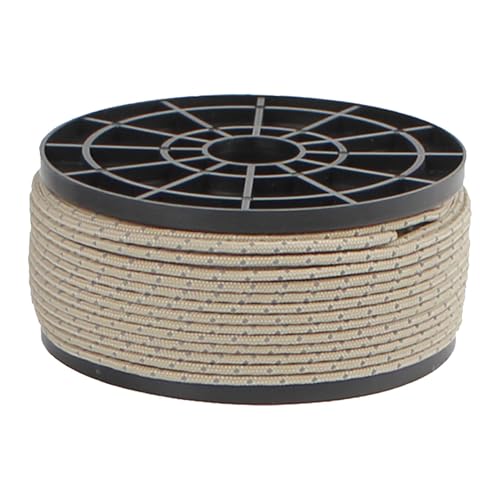 Cuerda de paracaídas reflectante de 164 pies | Cuerda de utilidad de 2.5 mm para actividades al aire libre, camping, hamaca, pesca, senderismo, tendedero, cuerda multiusos duradera para seguridad y