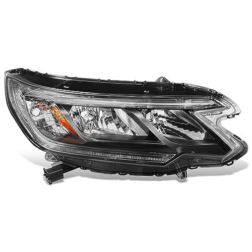 DNA MOTORING Right OE Style LED DRL Headlight Compatible with 2015-2016 Honda CRV EX EX-L SE, OEM-HL-0200-R