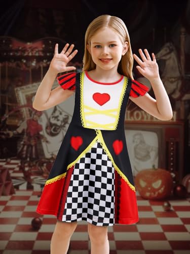 Disfraz Queen of Hearts para niñas 2-3 años miniatura 2