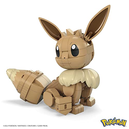 MEGA Pokémon - Eevee da costruire e collezionare con 215 pezzi, Giocattolo per Bambini 7+ Anni, HDL84 - Immagine 1