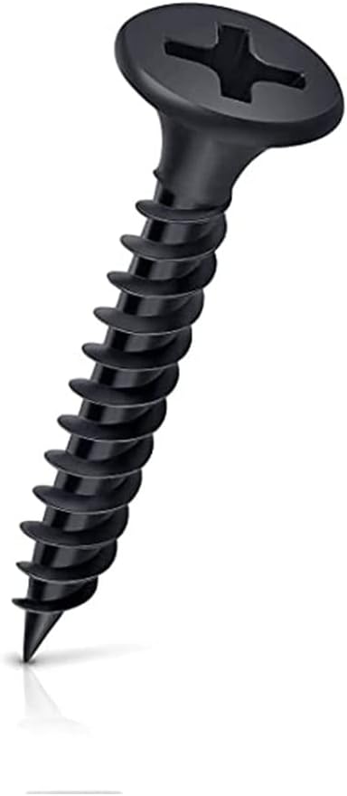 B K Jagan & CO Black Oxide Finish Phillips Drive Screws - No.8 X 32 Mm, Pack of 200 Pcs Framing Nails