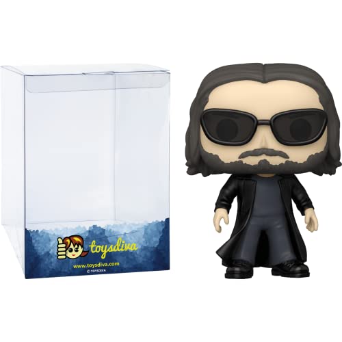 Neo: P O P ! Movies Vinyl Figurine Bundle With 1 Compatible 'Toysdiva' Graphic Protector (1172 - 59253 - B)