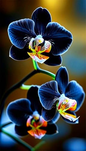 Elegantes y Duraderas- Porte Grácil y Armónico-Bulbos de Orquídea Cymbidium -Ideal para Interior y Exterior-5 Bulbos-C