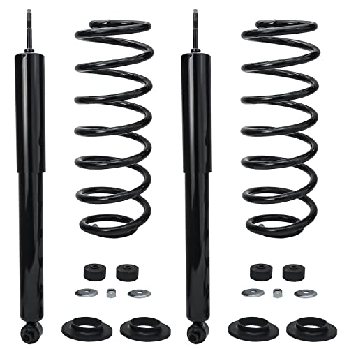 Image of Detroit Axle - 8pc Struts Kit for 2003-2011 Mercury Grand Marquis Ford Crown Victoria Lincoln Town Car, Front Rear 4 Struts with Coil Spring Assembly 4 Sway Bars Replacement Suspension