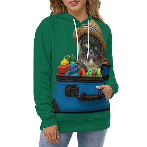 Sweat chat 3D ample finie la grisaille avec ce pull tendance - 2