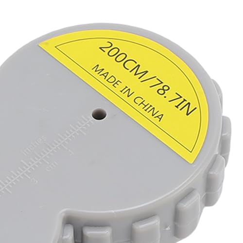 Cinta métrica giratoria con botón retráctil 6.56FT miniatura 7