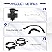 5058394AB Upper Radiator Hose for Dodge Durango Challenger Charger Journey Neon/Jeep Grand Cherokee/Chrysler PT Cruiser Replace# 5058394AA 5058394AC