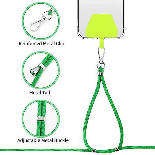 Cell Phone Lanyard 2 Pcs-1 Pcs 30"(Neck Strap×1)+8"(Wrist Strap×1) Black - Photo 26 sur 115