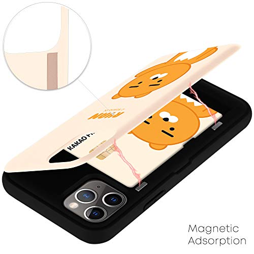 Goospery Kakao Friends Iphone 11 Pro Wallet Case With Card Holder, Protective Dual Layer Bumper Phone Case (Ryan Beige) Ip11P-Kmdb-Rynbg #TOP4